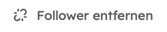Follower entfernen